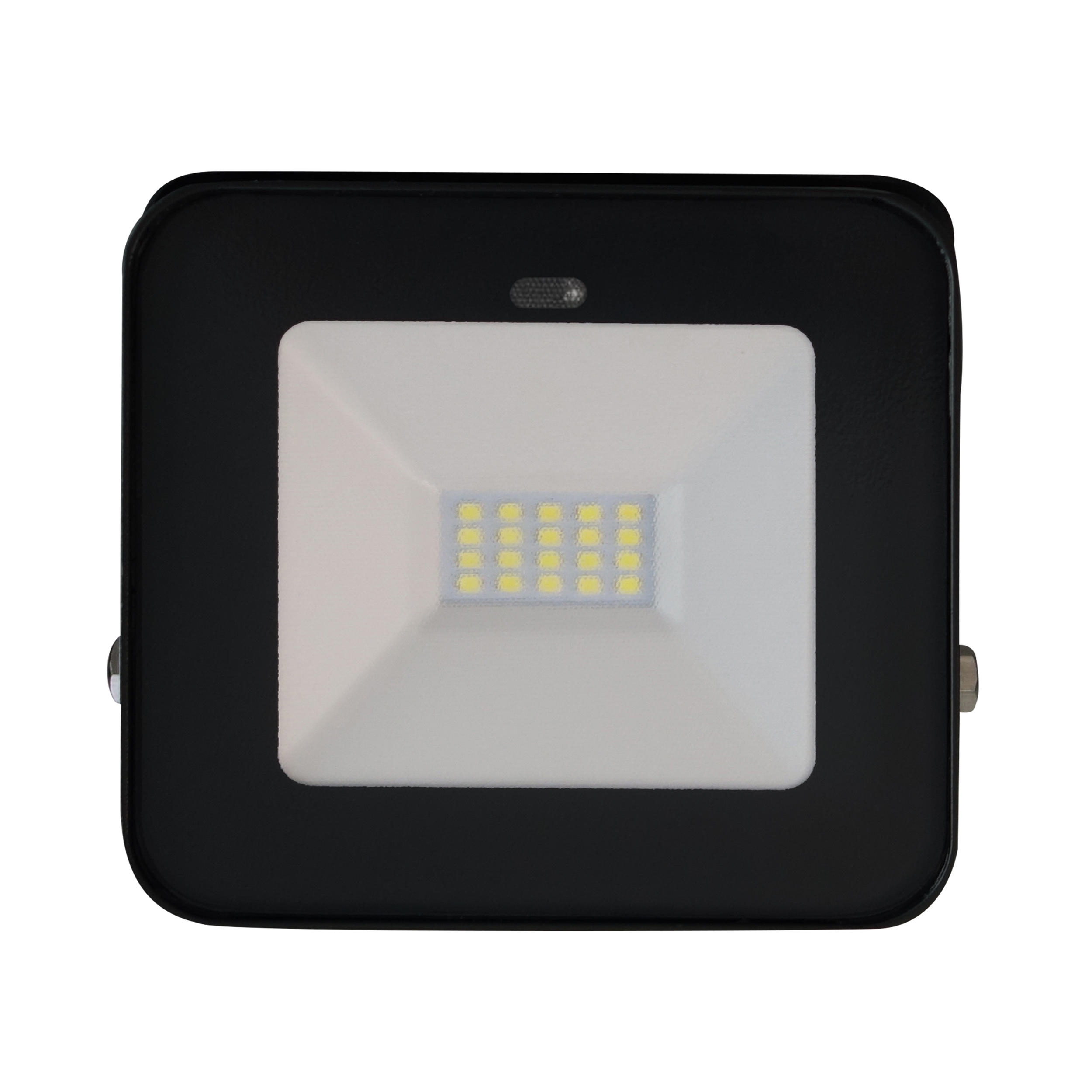Müller Licht LED Außenstrahler schwarz 15W 1100lm 6500K Tageslichtweiß IP65 mit Bewegungsmelder