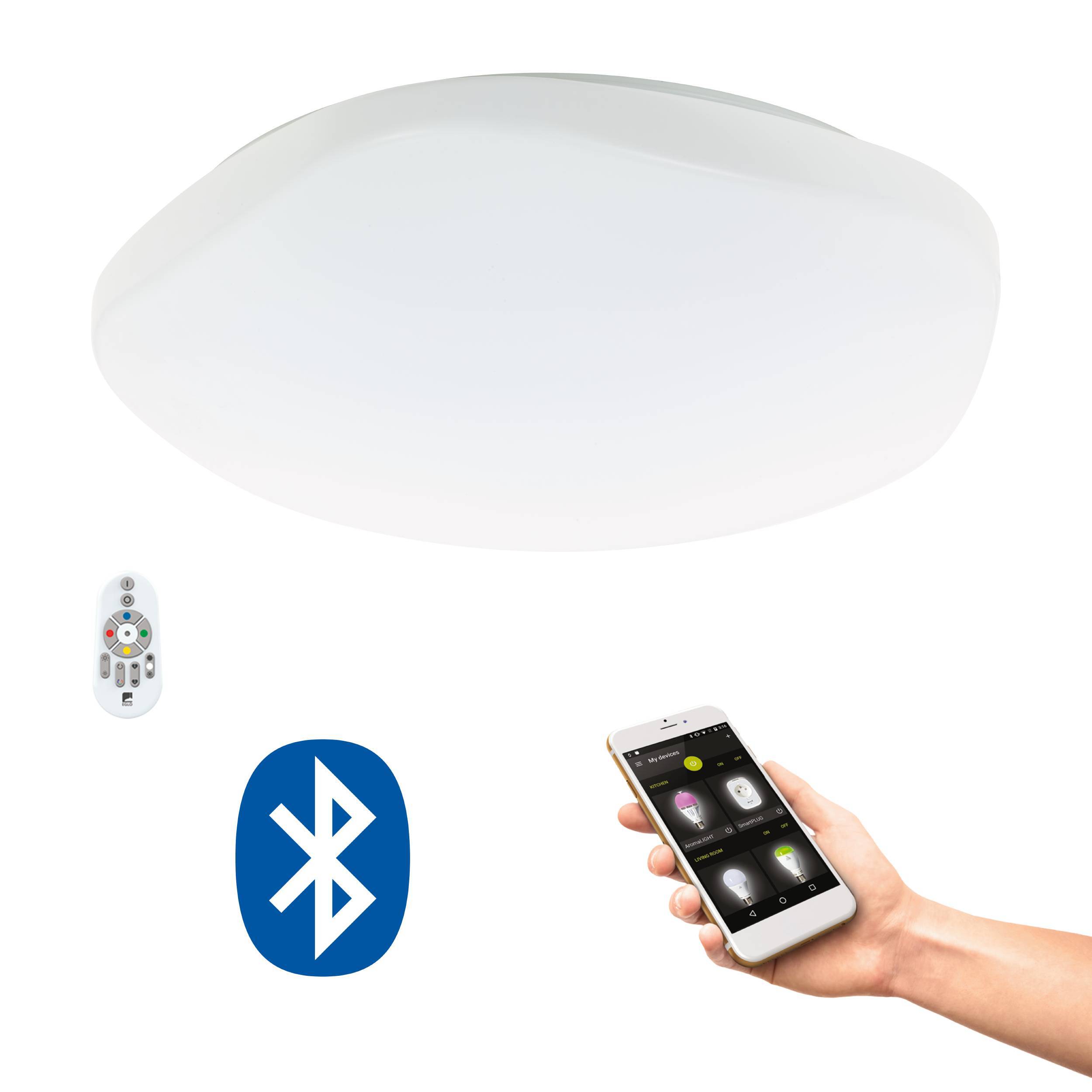 Eglo Connect LED Deckenleuchte Totari C weiß 34W 2700-6500K RGB mit Fernbedienung & App