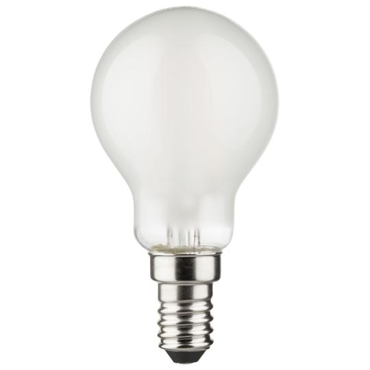 Müller Licht Retro LED-Filament Leuchtmittel Tropfenform 4,5W=38W E14 matt 2700K (Warmweiß)