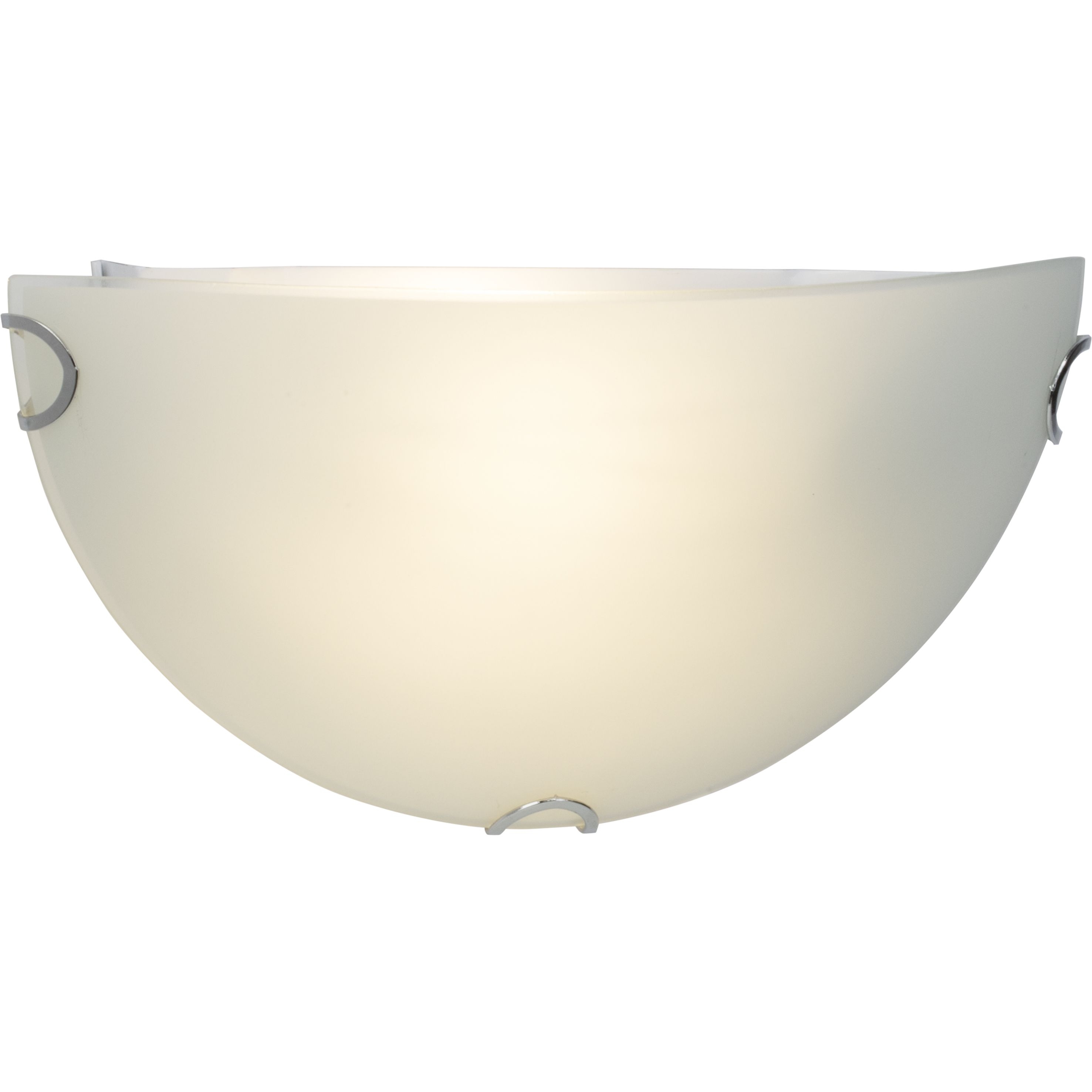 Brilliant LED Wandleuchte Halbschale mattglas Melania E27 9W 806lm 3000K Warmweiß