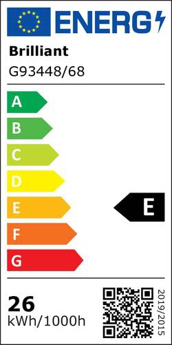 Brilliant LED Deckenleuchte Tunar 30W 3000K Warmweiß 3 Stufen dimmbar