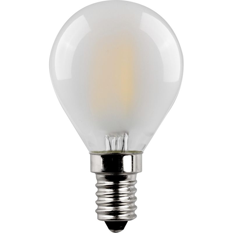 Müller Licht Retro LED-Filament Leuchtmittel Tropfenform 4W=38W E14 matt 2700K (Warmweiß)