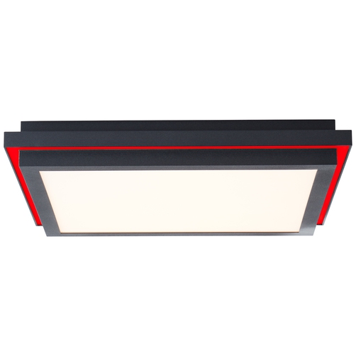 AEG LED Panel Loren schwarz 24W 2100lm 2700-6500K Warmweiß-Tageslichtweiß RGB mit Fernbedienung