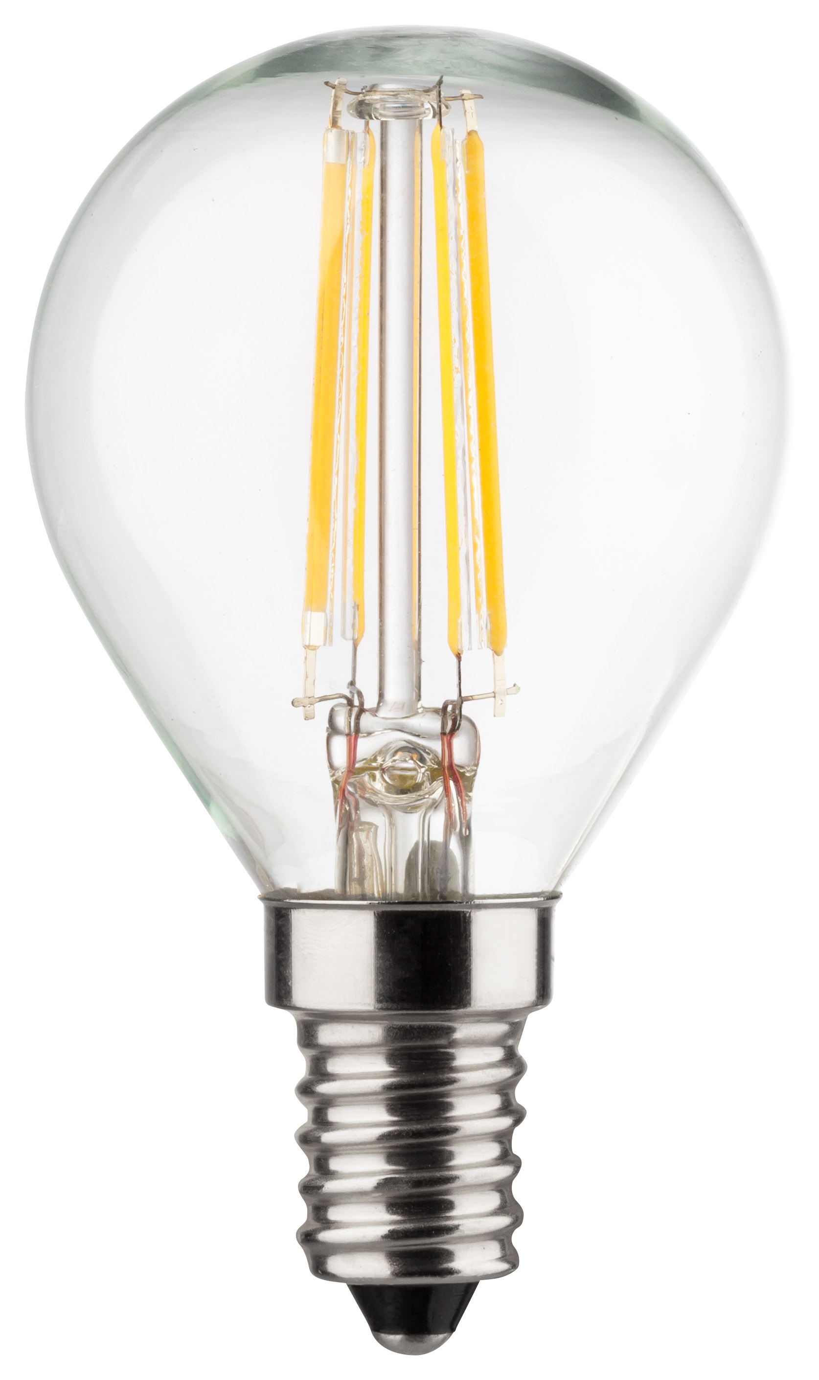 Müller Licht Retro LED-Filament Leuchtmittel Tropfenform 4W=38W E14 2700K (Warmweiß)